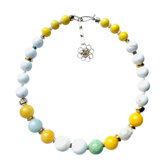 Kimble Necklace in Matcha Sun