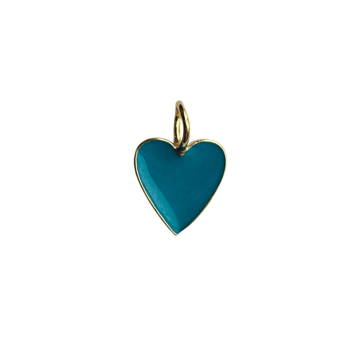Sully Heart Teal on Heart Chain