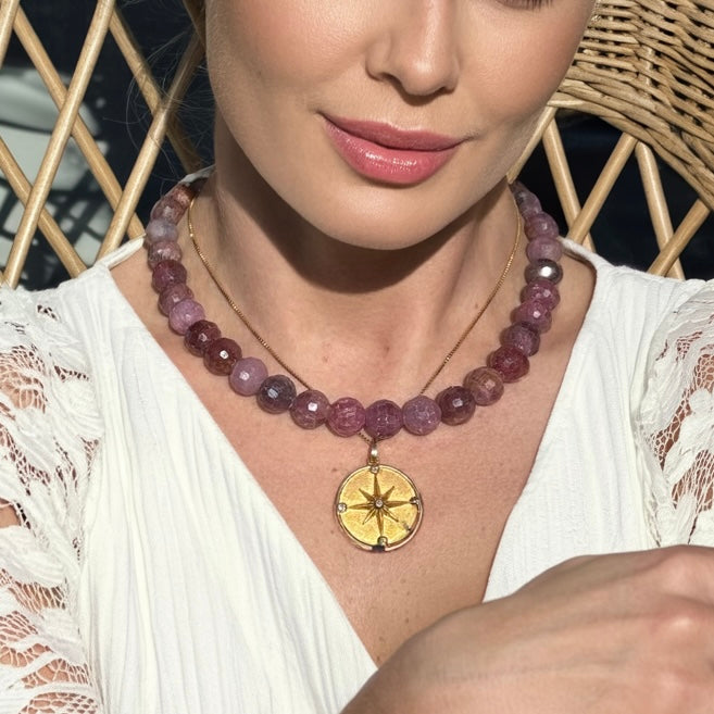 Juillet Ruby Necklace