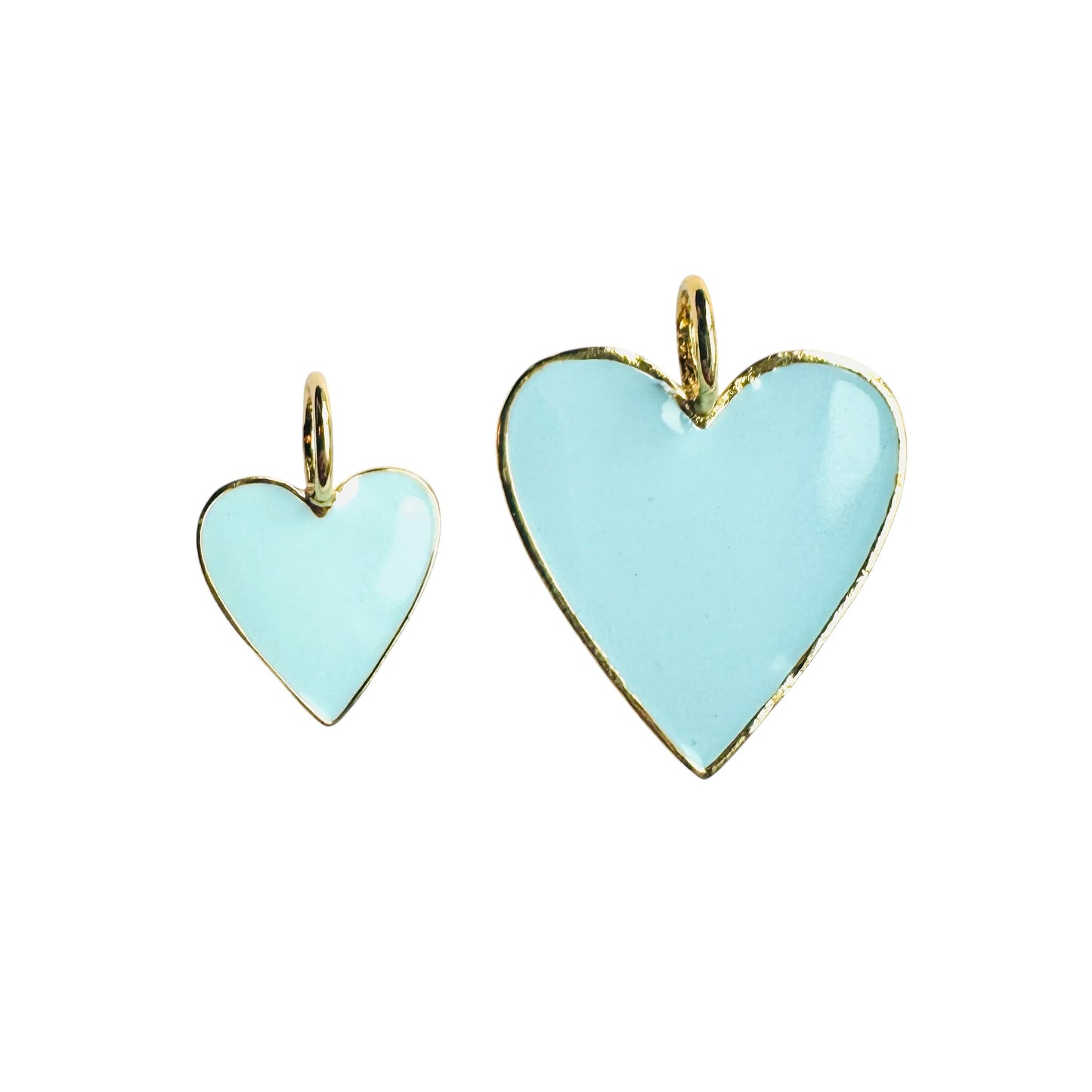 Sully Heart Light Blue on Heart Chain