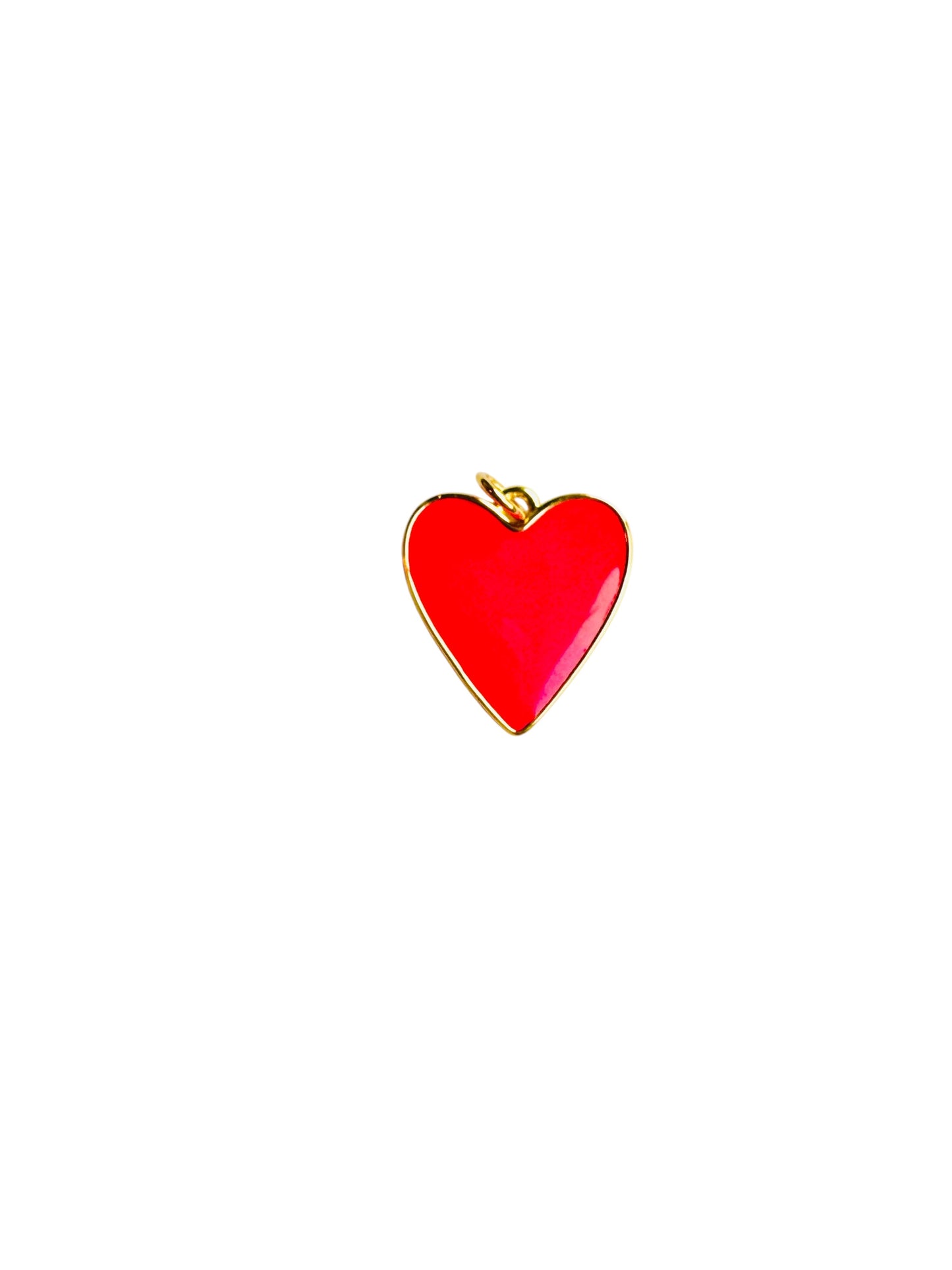 Sully Heart Red on heart chain