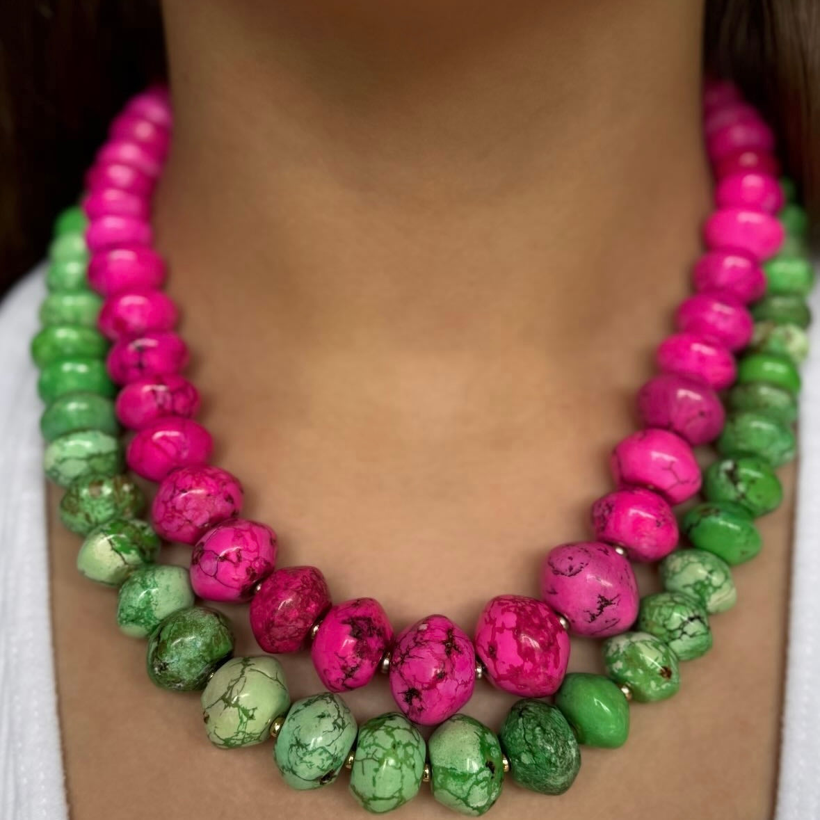 Cabo Necklace Green