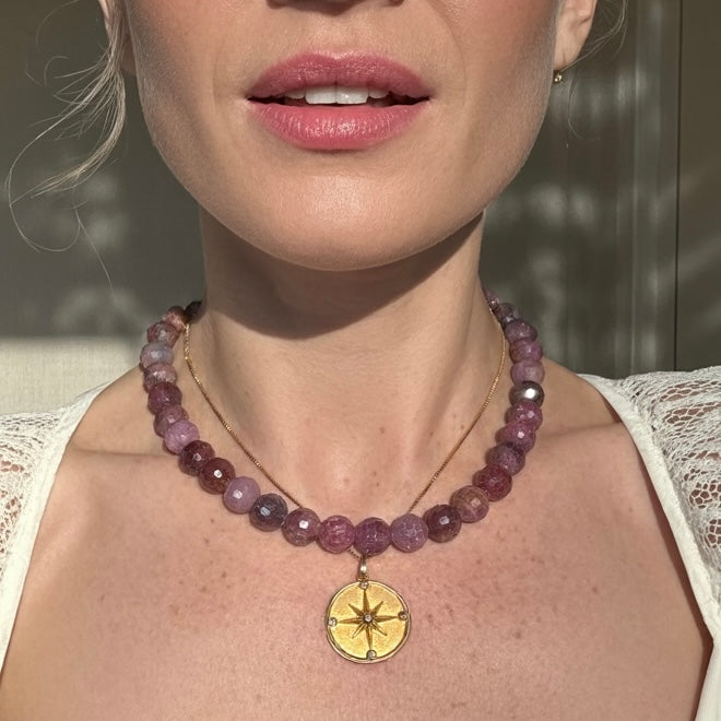 Juillet Ruby Necklace