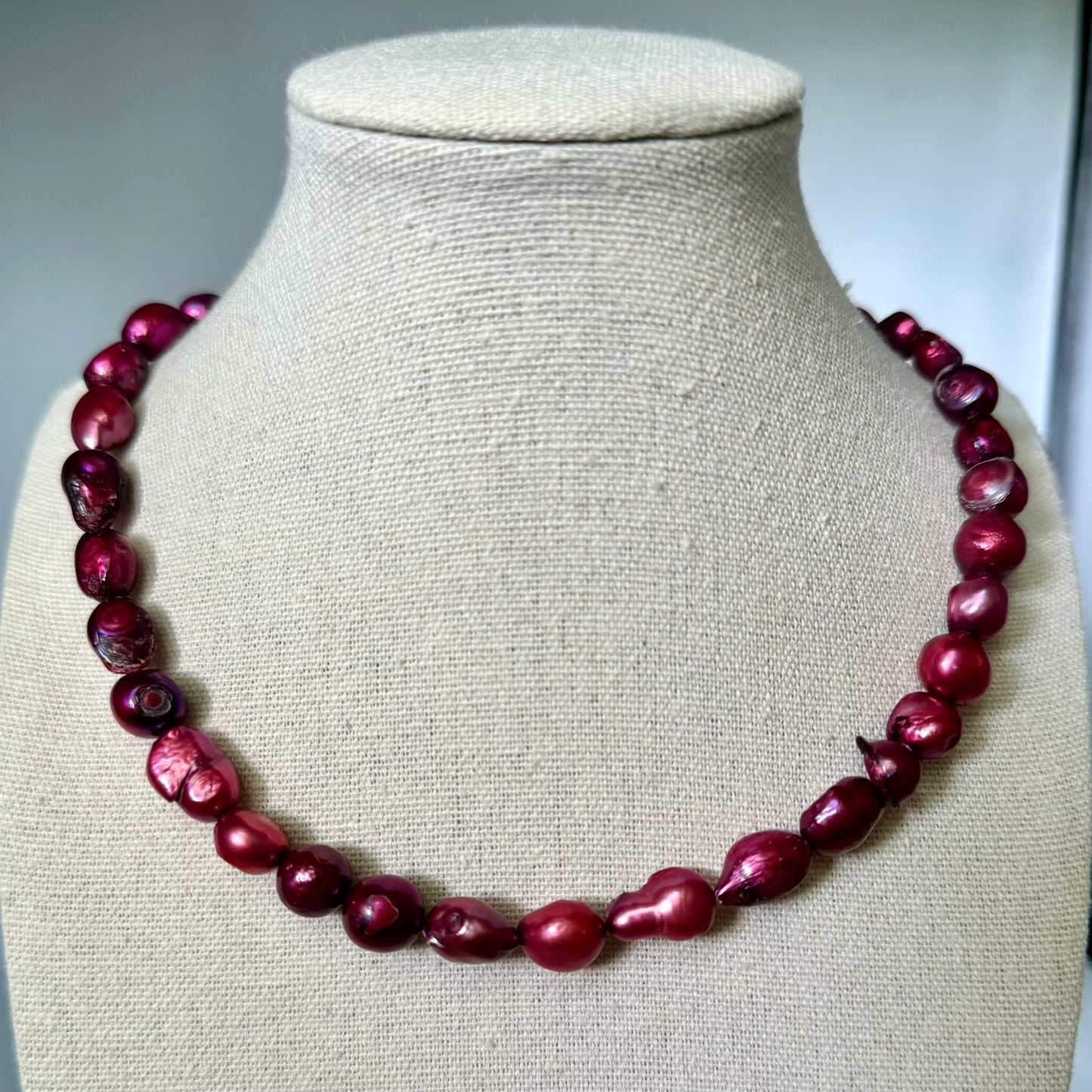 Peacock Baroque Pearl Necklace