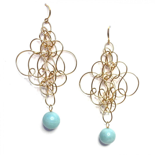 Carlye Amazonite Earrings